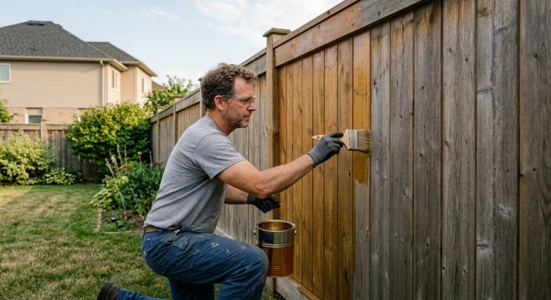 Cedar Fence Sealing in Bellevue, WA