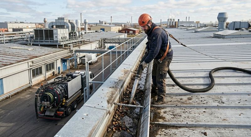 Commercial Gutter Cleaning in Sacramento, CA