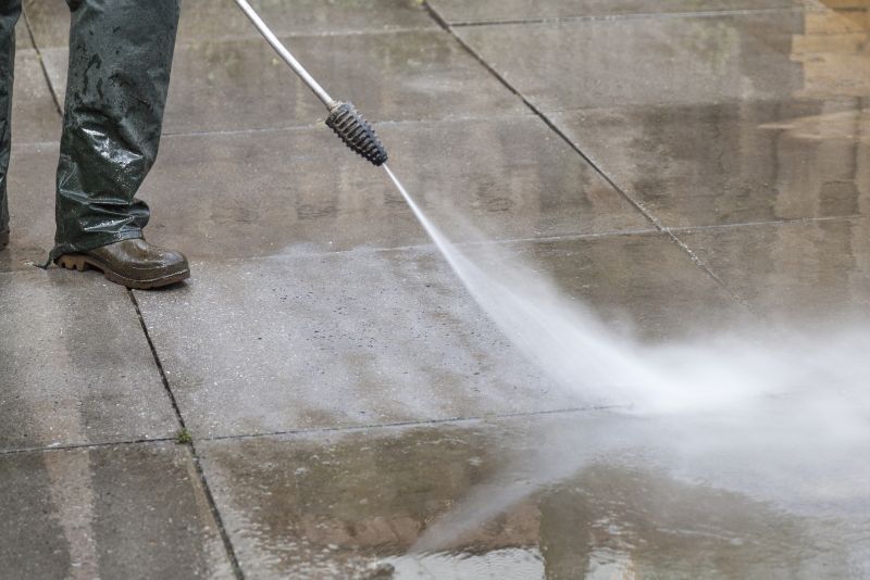 Walkway Power Washing detail