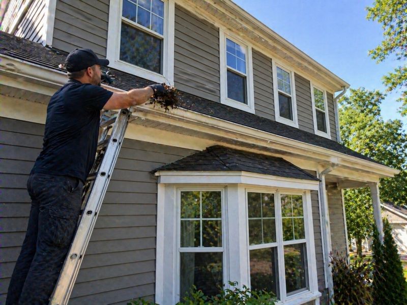 Gutter Downspout Unclogging in Arvada, CO
