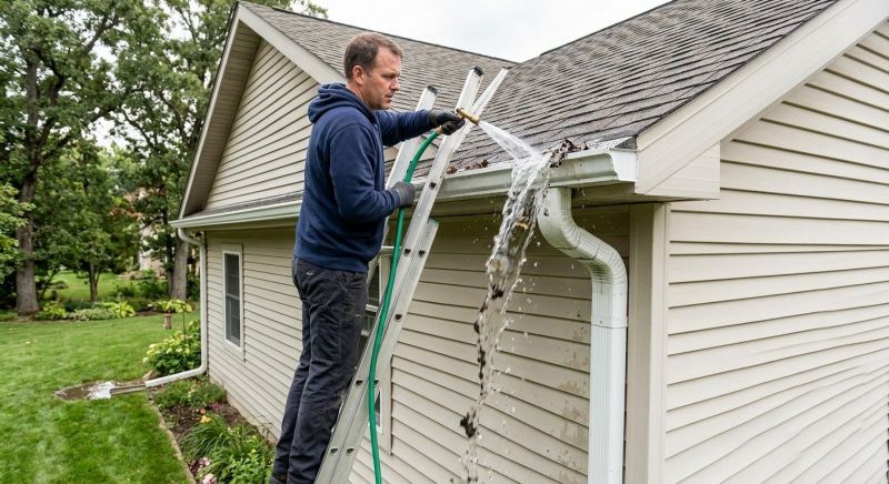 Gutter Downspout Unclogging in Morris County, NJ