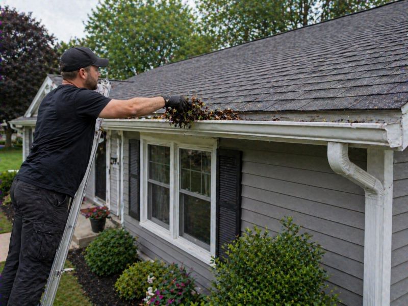 Gutter Downspout Unclogging in Monmouth County, NJ