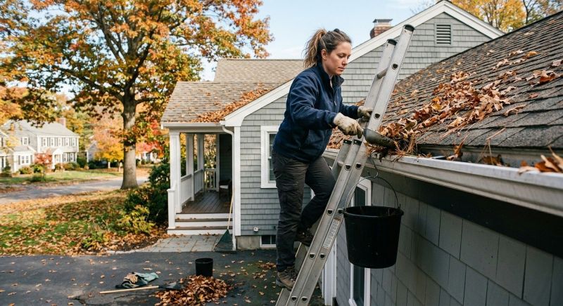 Gutter Leaves Removal in Bergen County, NJ