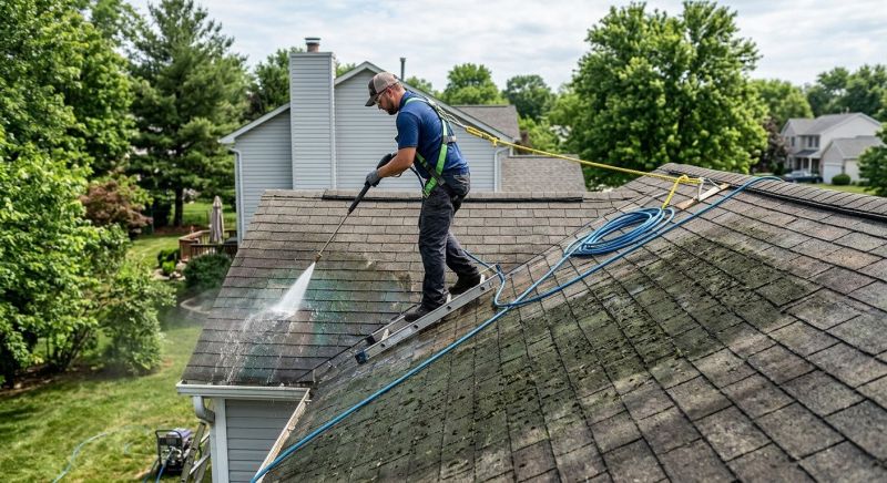 Rubber Roof Cleaning in Vancouver, WA