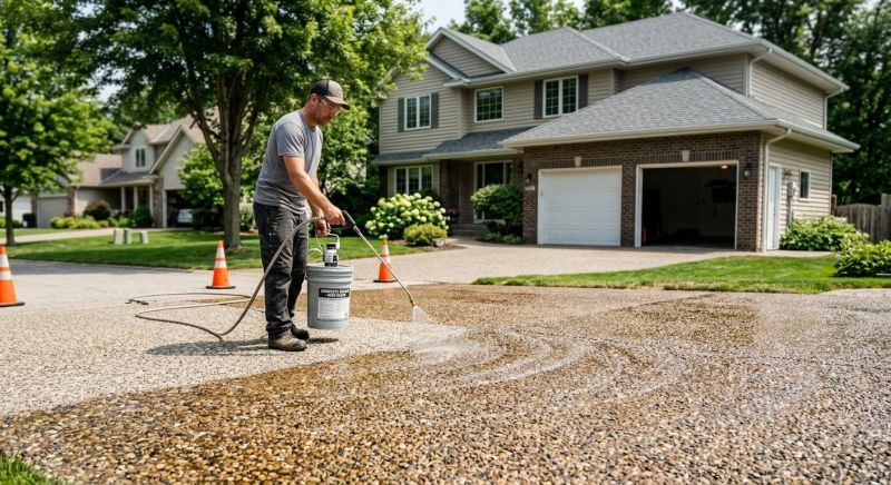 Stamped Concrete Sealing in Puyallup, WA